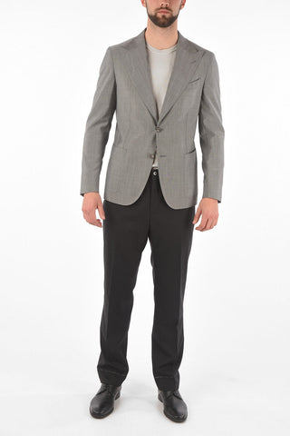 CC COLLECTION side vents peak lapel REWARD 2-button blazer