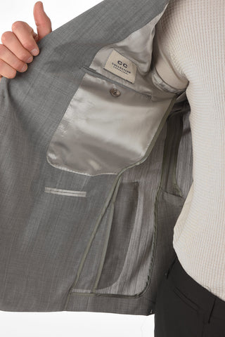 CC COLLECTION side vents peak lapel REWARD 2-button blazer