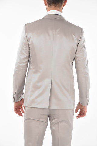 center vent peak lapel CERIM.ACADEMY 3 piece waistcoat suit