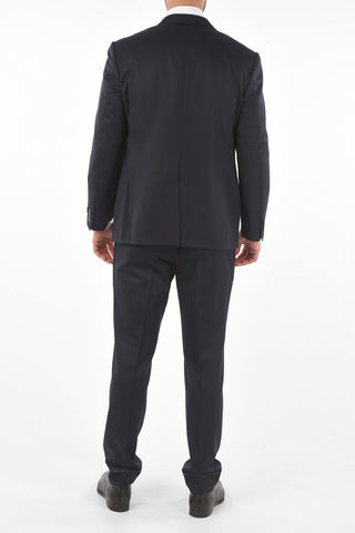 virgin wool peak lapel 3 piece waistcoat CERIM.ACADEMY suit