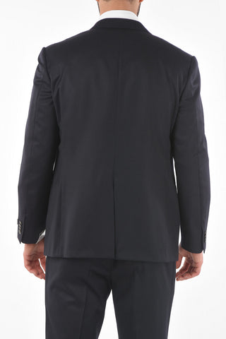 virgin wool peak lapel 3 piece waistcoat CERIM.ACADEMY suit