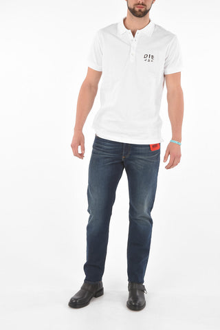 pique' 4 buttons T-RANDY-NEW-A2 polo shirt with logo