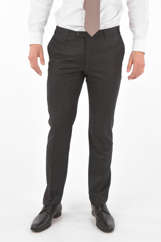 virgin wool center vent CERIM.ACADEMY 3 piece waistcoat suit