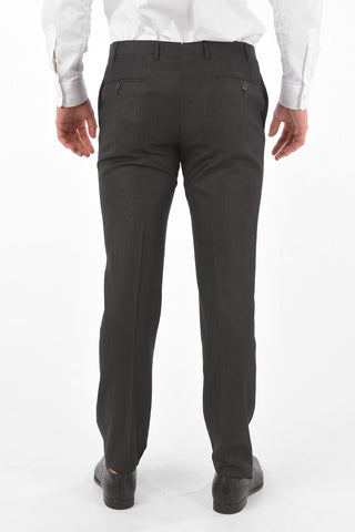 virgin wool center vent CERIM.ACADEMY 3 piece waistcoat suit
