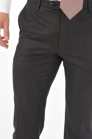 virgin wool center vent CERIM.ACADEMY 3 piece waistcoat suit