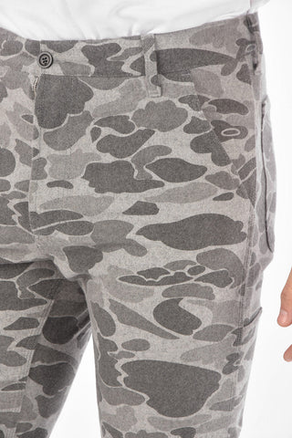 Virgin Wool Camouflage Pants