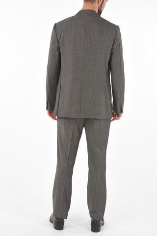 Side Split LEADER Twill Virgin Wool Suit