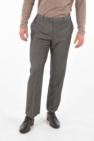 Side Split LEADER Twill Virgin Wool Suit