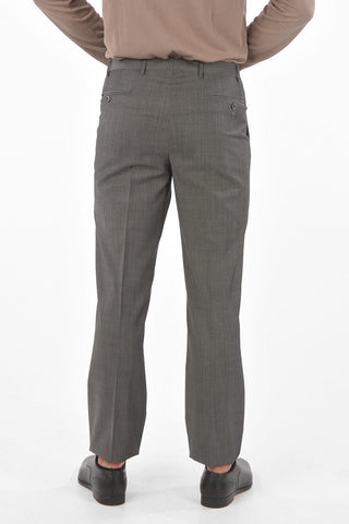 Side Split LEADER Twill Virgin Wool Suit