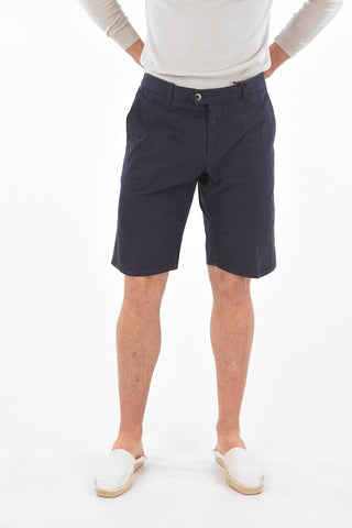 6-pocket Shorts with Mid Rise