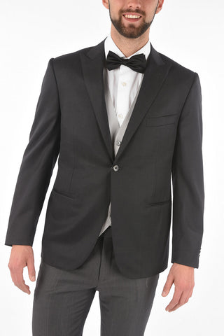 peak lapel CERIM.LEADER 3 piece waistcoat suit
