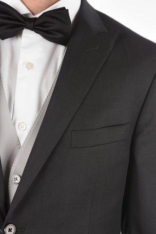 peak lapel CERIM.LEADER 3 piece waistcoat suit