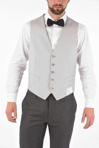 peak lapel CERIM.LEADER 3 piece waistcoat suit