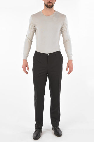 Multipocket LEADER Virgin Wool Pants with Belt Loops