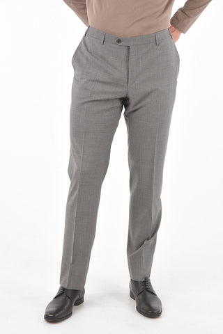 mini check virgin wool ACADEMY SOFT side vents suit