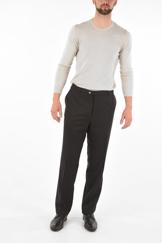 Pantaloni LEADER in Lana Vergine con 4 Tasche