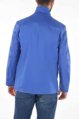 ID Unlined Coat with Zip and Buttons