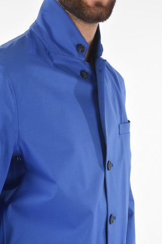 ID Unlined Coat with Zip and Buttons