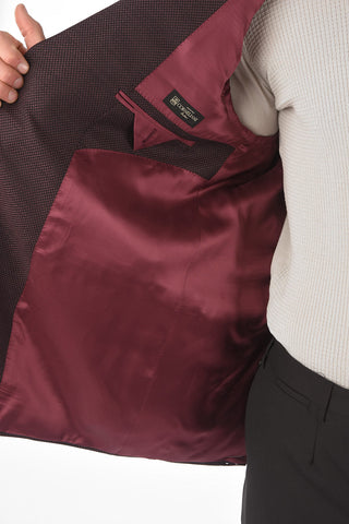 Flap Pocket GATE Bird's Eye Blazer