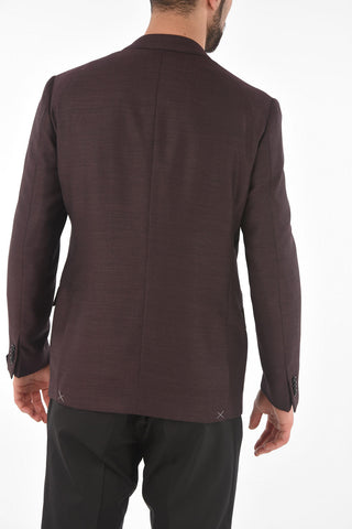 Flap Pocket GATE Bird's Eye Blazer