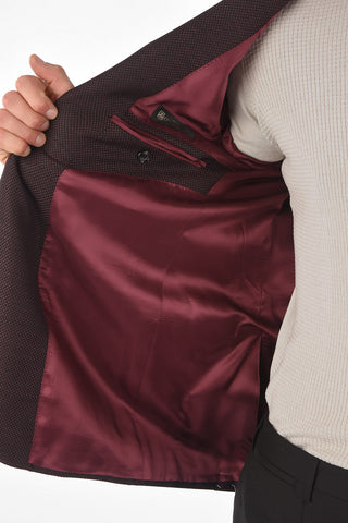 Flap Pocket GATE Bird's Eye Blazer