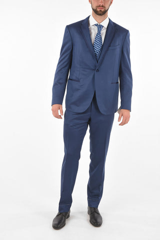 center vent notch lapel CERIM.ACADEMY 3 piece waistcoat suit