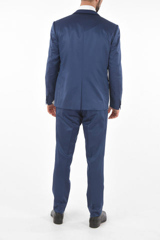 center vent notch lapel CERIM.ACADEMY 3 piece waistcoat suit