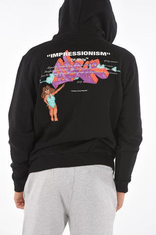 hooded DONDI sweatshirt with zip closure