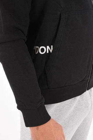 hooded DONDI sweatshirt with zip closure