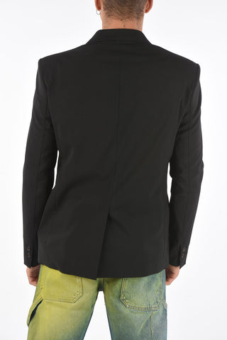 center vent notch lapel 2-button blazer