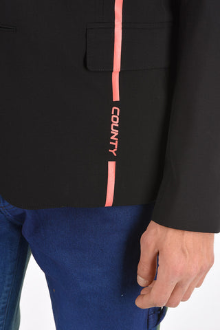 center vent notch lapel 2-button blazer