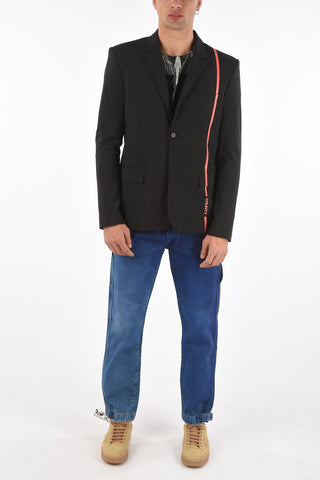 center vent notch lapel 2-button blazer
