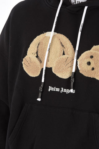 patch pocket BEAR hoodie