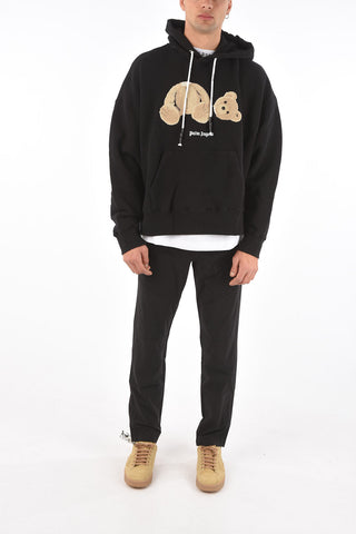patch pocket BEAR hoodie