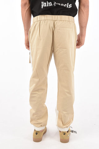 pantaloni cosy bicolore