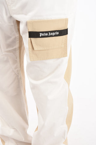 pantaloni cosy bicolore