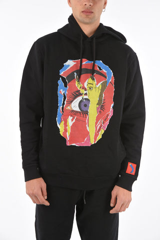front printed EYE hoodie