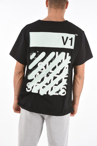 printed back LIL SILVA crew-neck t-shirt