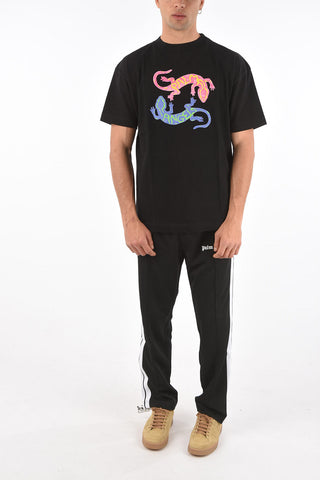 gekos printed crew-neck t-shirt