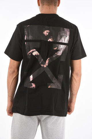slim fit CARAVAGGIO ARROW S/S crew-neck t-shirt