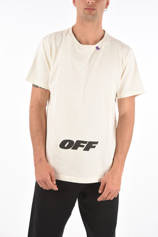 logo contrasting WING OFF slim Fit crew-neck t-shirt