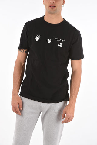 logo contrasting BIG OW crew-neck t-shirt