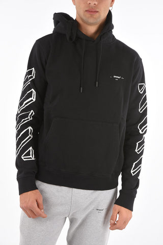 solid color DIAG MARKER ARROWS hoodie