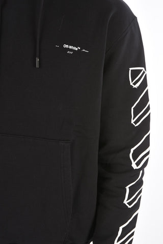 solid color DIAG MARKER ARROWS hoodie