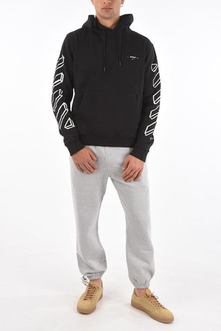 solid color DIAG MARKER ARROWS hoodie