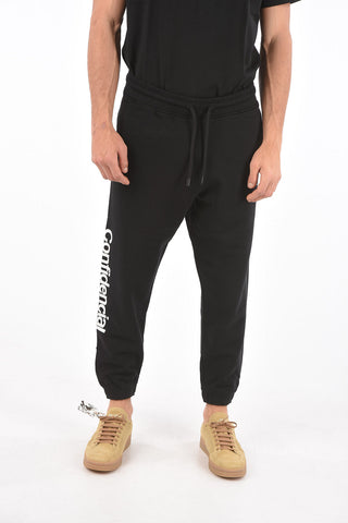 drawstring waist slim fit CONFIDENCIAL joggers