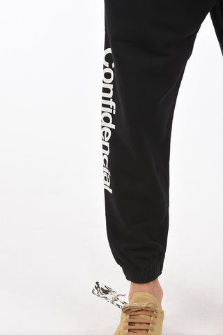 drawstring waist slim fit CONFIDENCIAL joggers