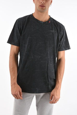 crew-neck MARBLE t-shirt
