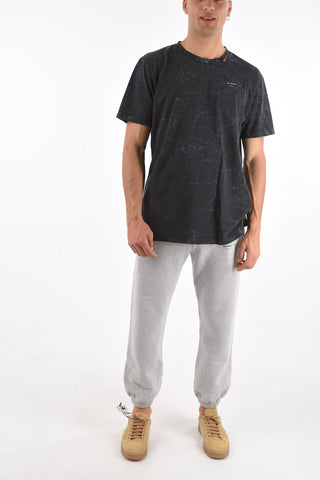 crew-neck MARBLE t-shirt