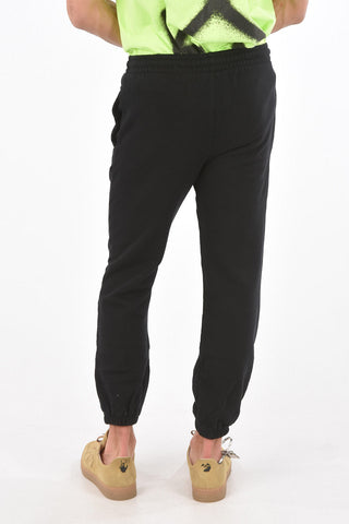 solid color drawstring waist joggers